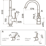 Смеситель OMOIKIRI SHINAGAWA 2 PLUS-ES латунь/эспрессо 4994503